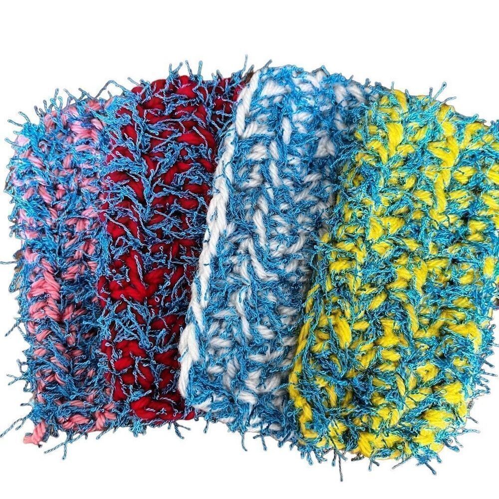 NEW Homemade Reusable Dish Cloth Set of 4